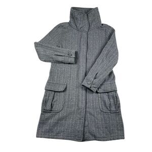 Nice Patagonia Better Sweater Coat Women's Gray Long Mid Thigh Fleece size small